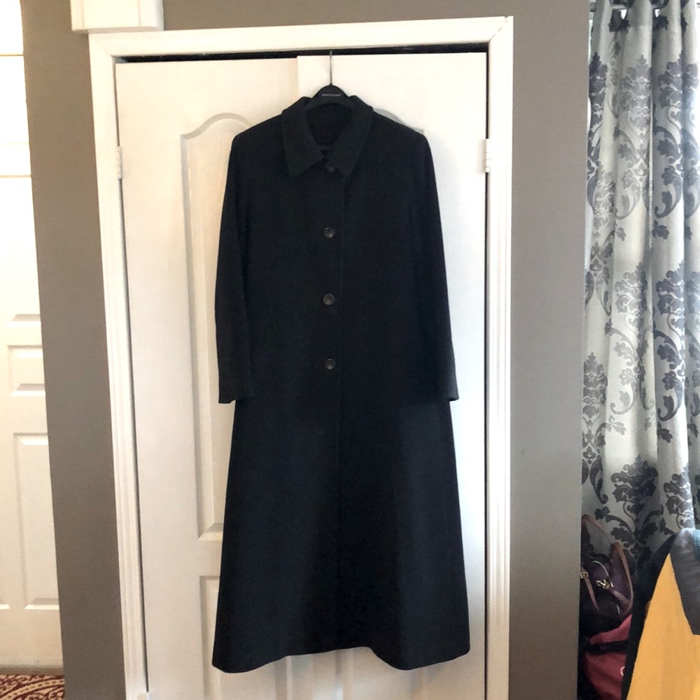 J. Michaels Wool Coat (Charcoal Grey)
